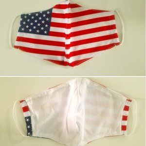 2pk American Flag Mask